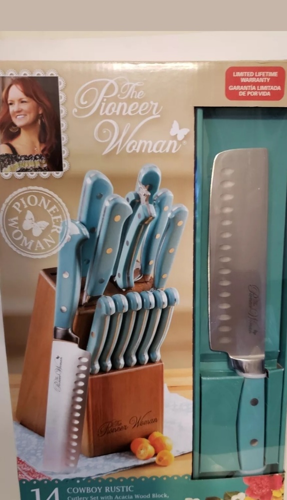 Pioneer Woman Cowboy Rustic Cutlery Set 14-Piece N